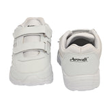 AEROWALK White Cushioned Insole with Lightweight EVA Sole & Anti-Skid Technology Pull On School Shoes for Boys & Girls (SS01)