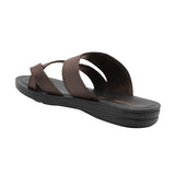 Aerowalk Men Brown Floater Sandal with Slip-on Closure (TM60_BROWN)