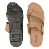 Aerowalk Men Camel Floater Sandal with Slip-on Closure (TM60_CAMEL)