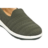 Inblu Women Olive Slip-On Bellies (WG09_OLIVE)