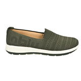 Inblu Women Olive Slip-On Bellies (WG09_OLIVE)