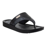 Aerowalk Women Black Thong Sandal (ZM54_BLACK)