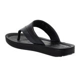 Aerowalk Women Black Thong Sandal (ZM54_BLACK)