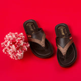 Aerowalk Women Copper Thong Sandal (ZM54_COPPER)
