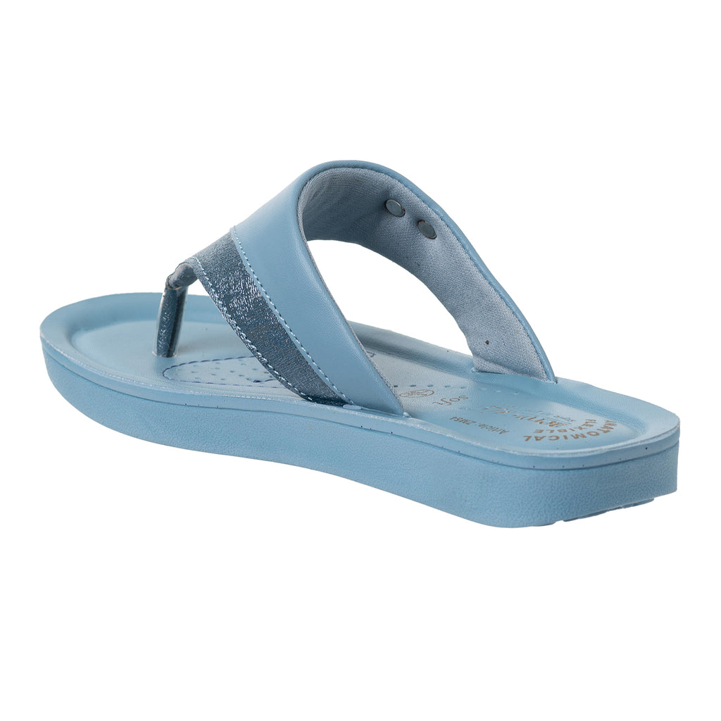 Aerowalk Women Teal Blue Thong Sandal (ZM54_TEAL BLUE)