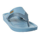 Aerowalk Women Teal Blue Thong Sandal (ZM54_TEAL BLUE)