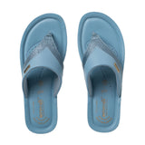 Aerowalk Women Teal Blue Thong Sandal (ZM54_TEAL BLUE)