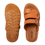 Aerowalk Men Tan Mule Style Sandal with Buckle Upper Styling & Slip-on Closure (ZT62_TAN)