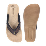 Aerowalk Women Slipper #08V5 - BLACK & COPPER