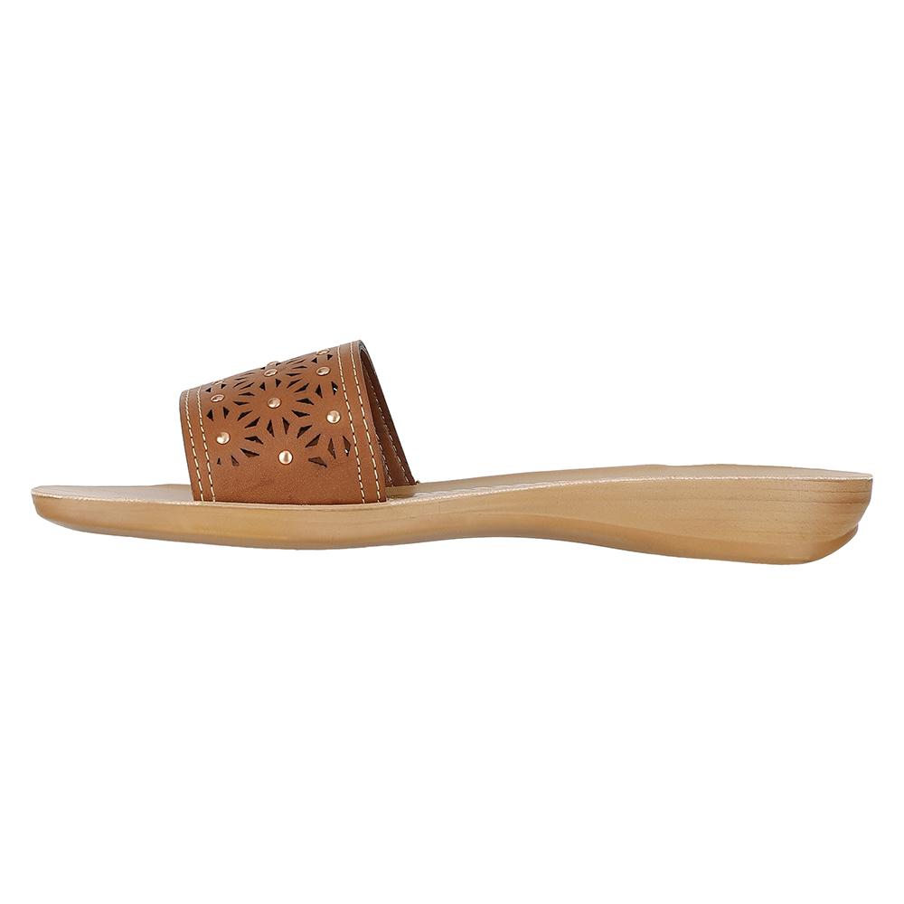 Aerowalk Women Slip-ons #11A8 - TAN