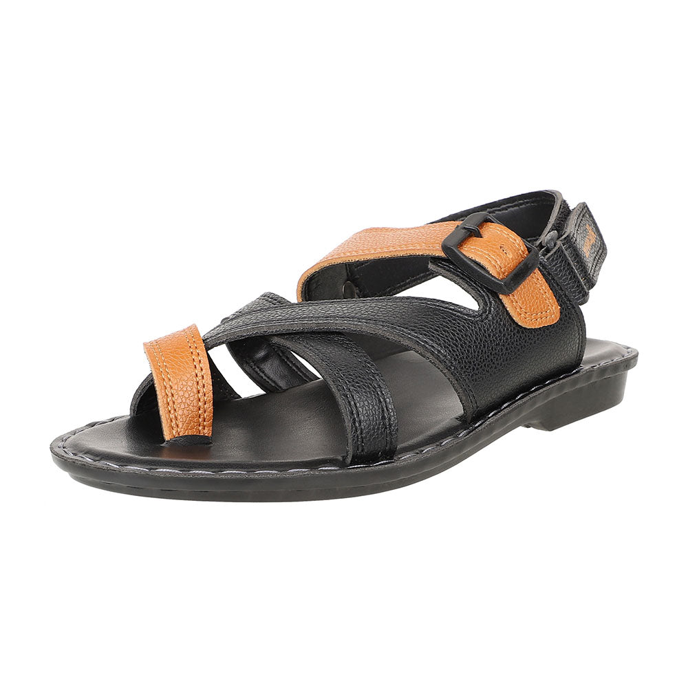 AEROWALK Men Sandal #1999 - BLACK & TAN