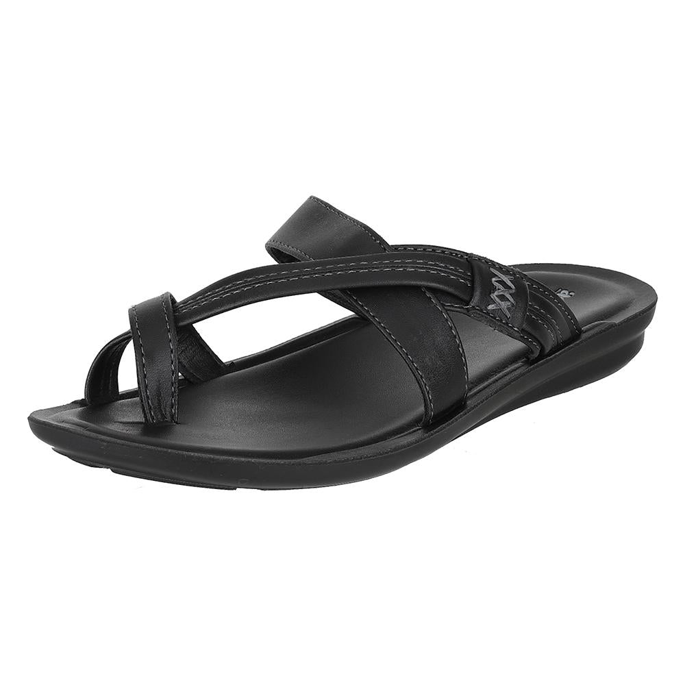Aerowalk Men Slippers #4358 - BLACK