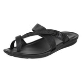 Aerowalk Men Slippers #4358 - BLACK