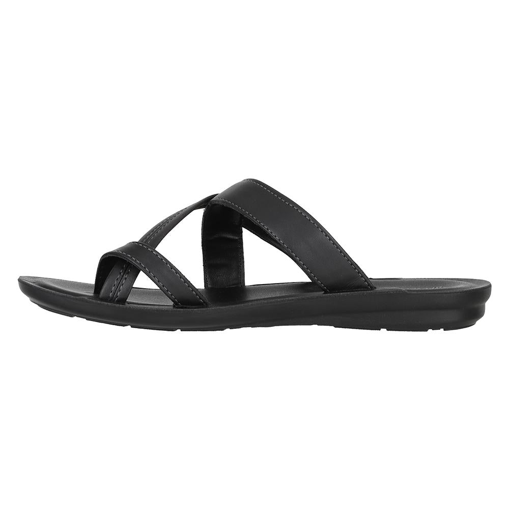 Aerowalk Men Slippers #4358 - BLACK