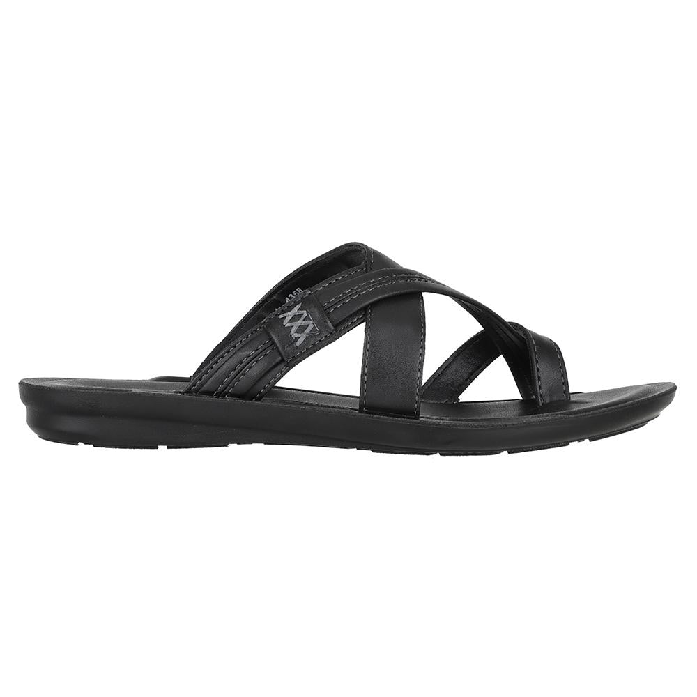 Aerowalk Men Slippers #4358 - BLACK