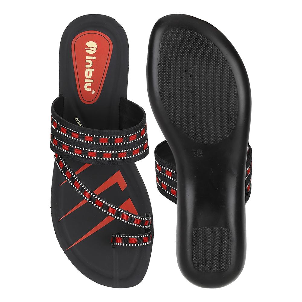 Inblu Women Slippers #72AG - RED