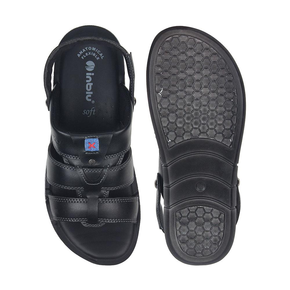 Inblu Men Sandal #9729 - BLACK