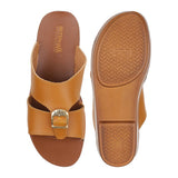 Aerowalk Men Slipper #5221 - TAN