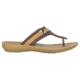 Aerowalk Women Slipper #CO64 - BROWN & BEIGE