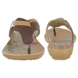 Aerowalk Women Slipper #CO64 - BROWN & BEIGE