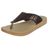 Aerowalk Women Slipper #MZD6 - BROWN