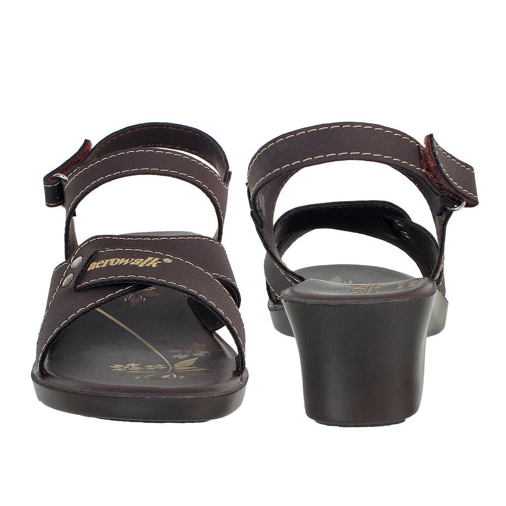 Aerowalk Women Sandals #0566 - BROWN