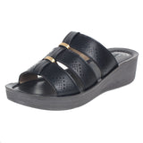 Aerowalk Women Slippers #AT22 - BLACK