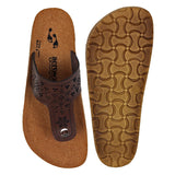 Aerowalk Women Slipper #CK21 - BROWN