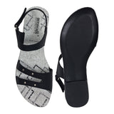 Aerowalk Women Sandal #MT22 - BLACK