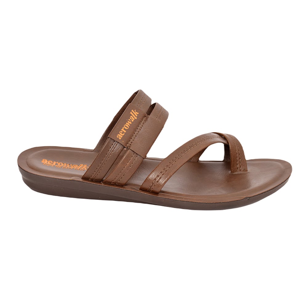Aerowalk Men Slippers #4359 - BROWN