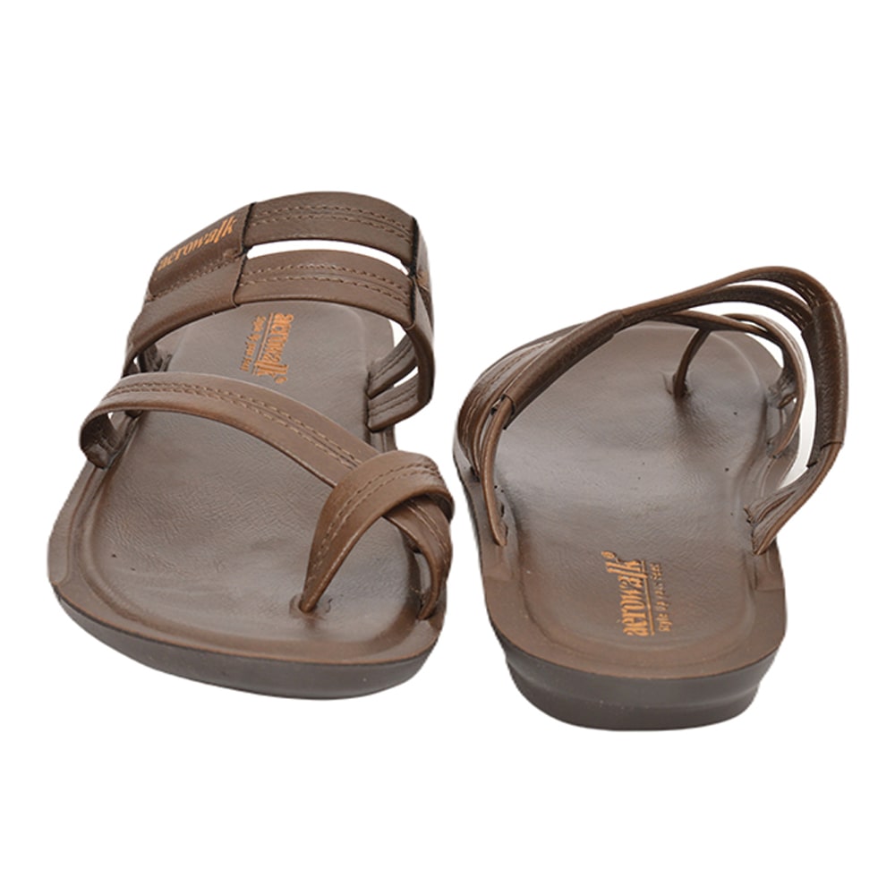 Aerowalk Men Slippers #4359 - BROWN