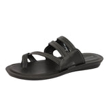 Aerowalk Men Slippers #4363 - BLACK