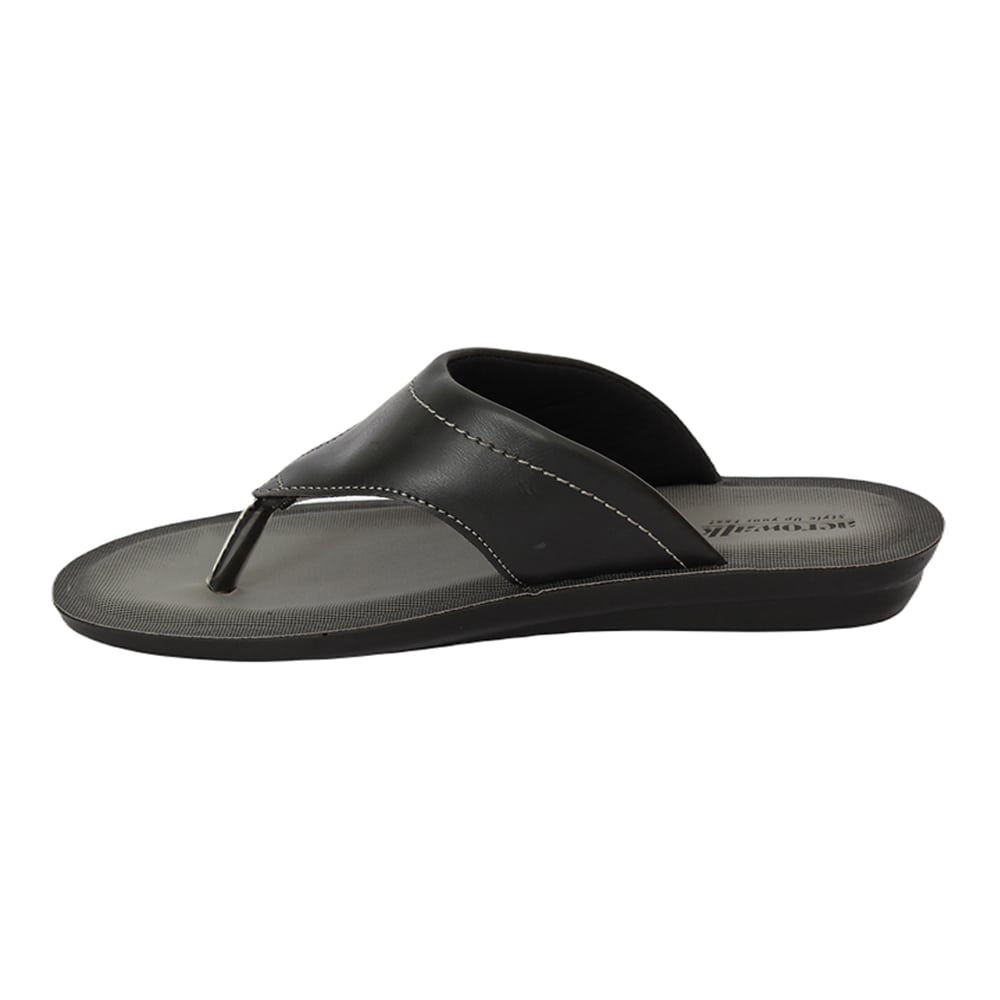 Aerowalk Men Slipper #4378 - BLACK