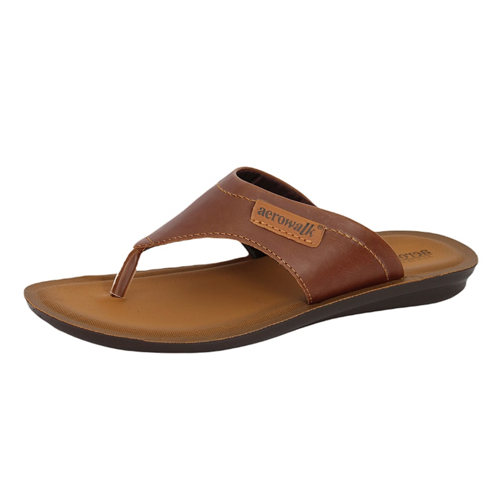 Aerowalk Men Slipper #4378 - BROWN