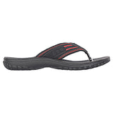 Aerowalk Men Slipper #5839 - BLACK & RED