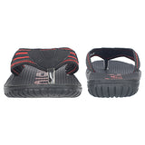 Aerowalk Men Slipper #5839 - BLACK & RED
