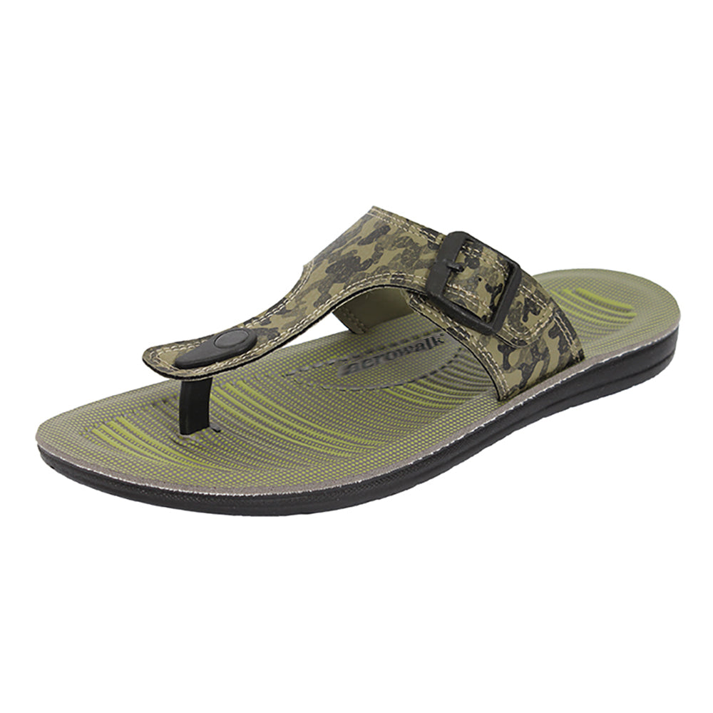 Aerowalk Men Slippers #9614 - OLIVE