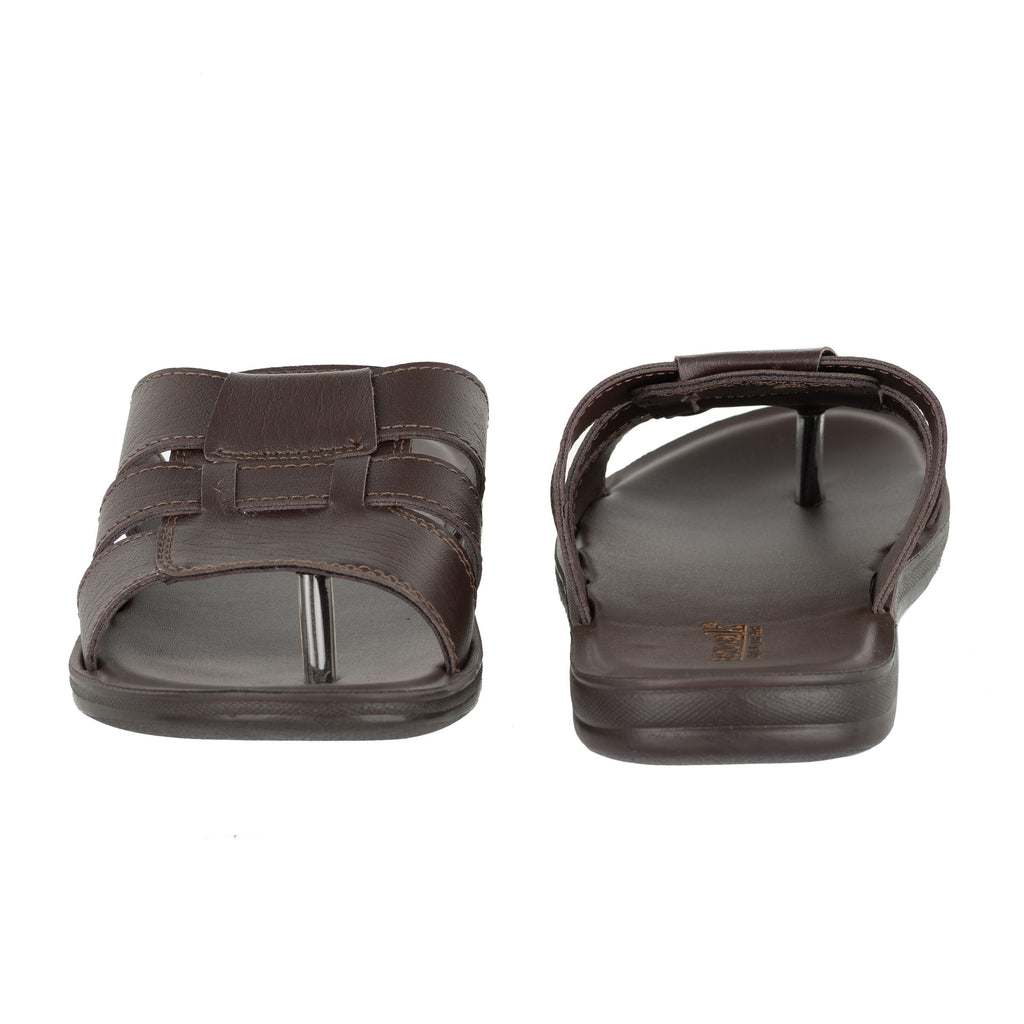 Aerowalk Men Slipper #9619 - BROWN