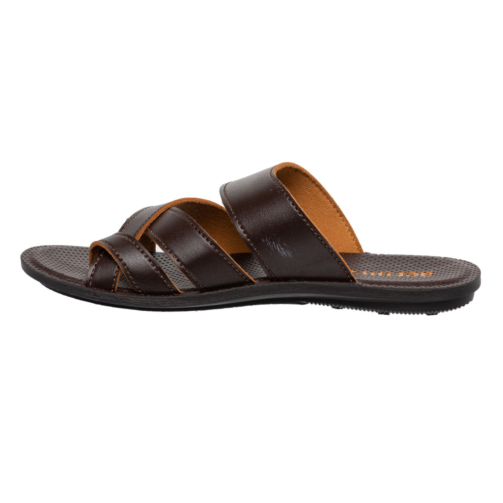 Aerowalk	Men	Slipper #DH76 - BROWN