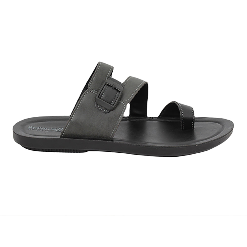 Aerowalk Men Slipper #NV28 - BLACK
