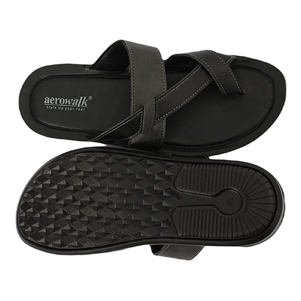 Aerowalk men Slippers #NV29 - BLACK