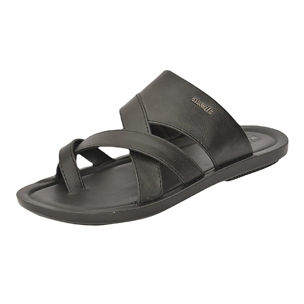 Aerowalk Men Slipper #NV60 - BLACK