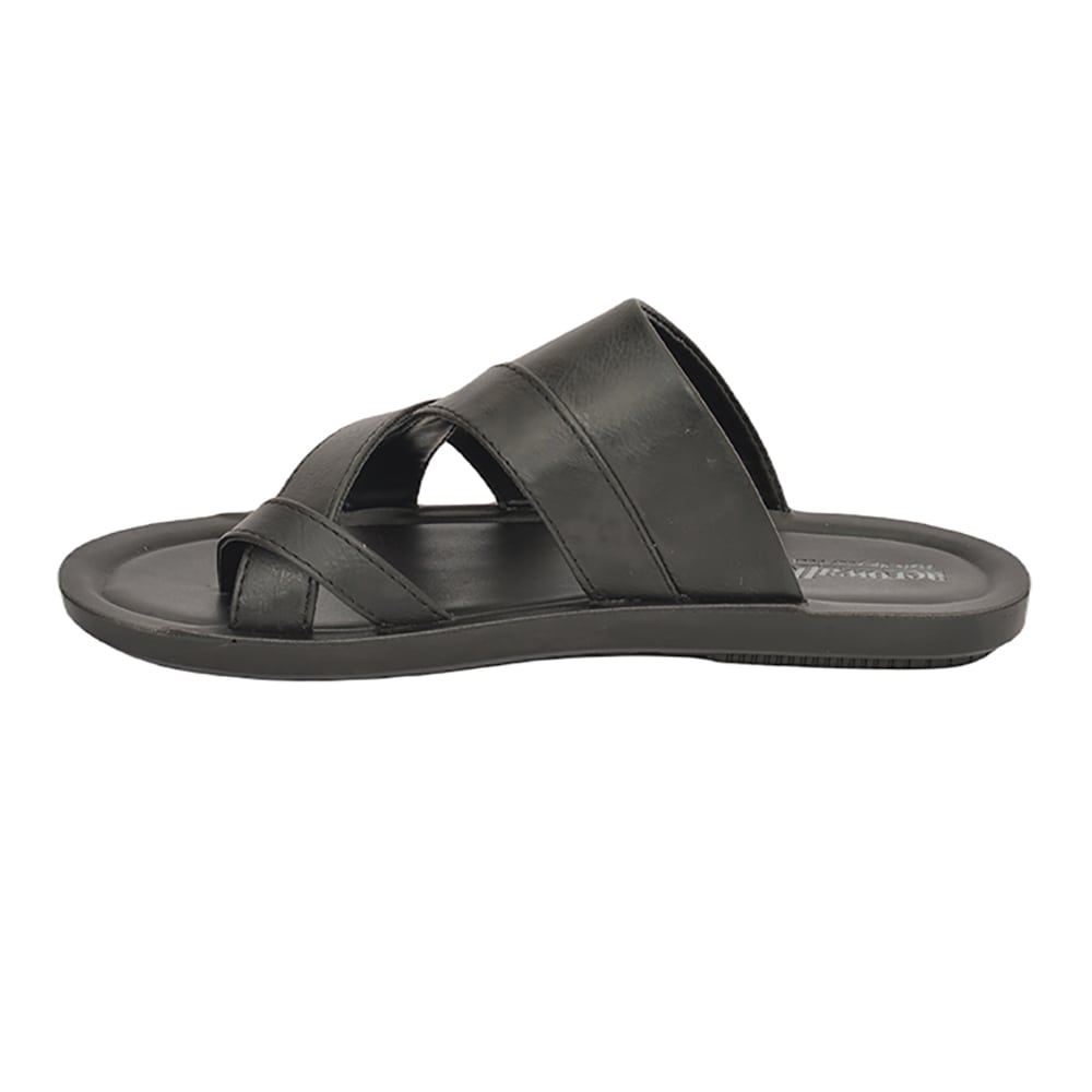 Aerowalk Men Slipper #NV60 - BLACK