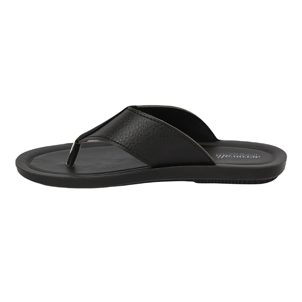 Aerowalk Men Slippers #NV77 - BLACK