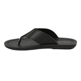 Aerowalk Men Slippers #NV77 - BLACK