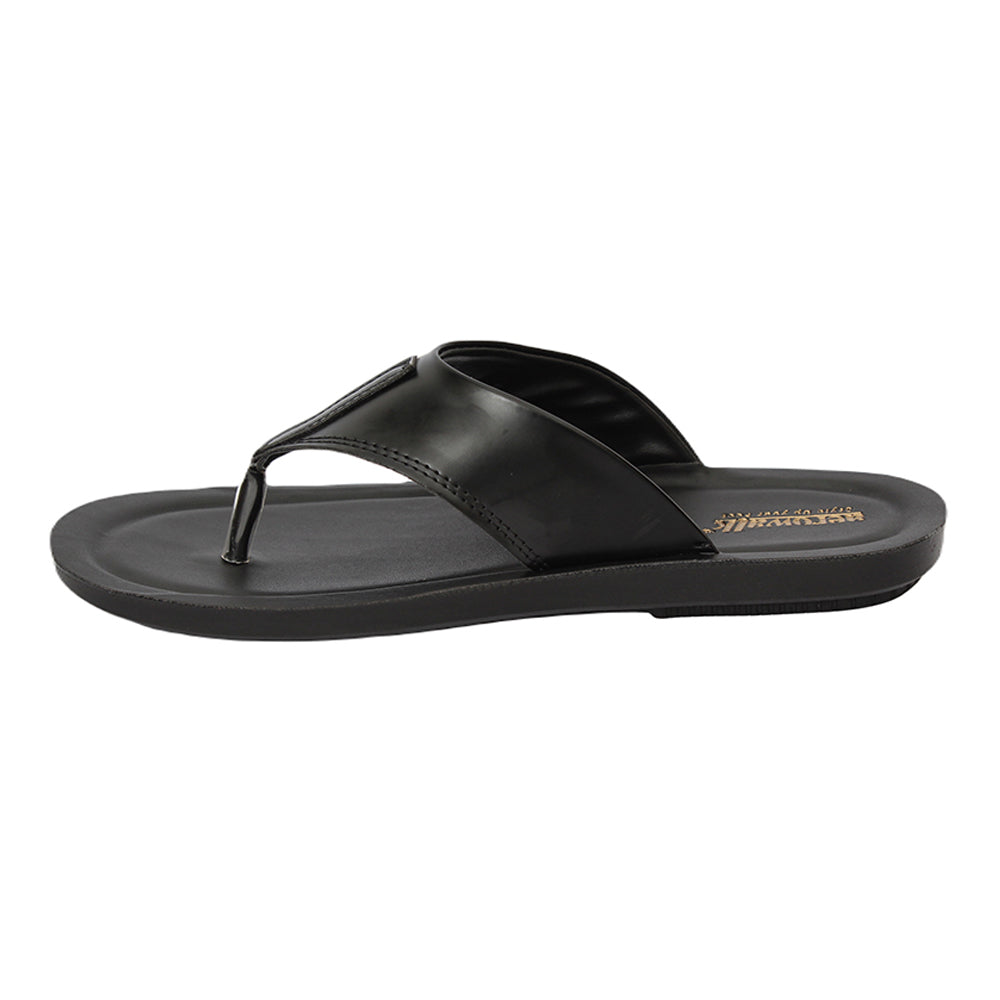 Aerowalk Men Slippers #NV78 - BLACK