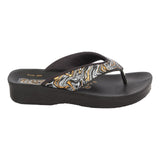 Aerowalk	Women Slipper #08EE - BLACK