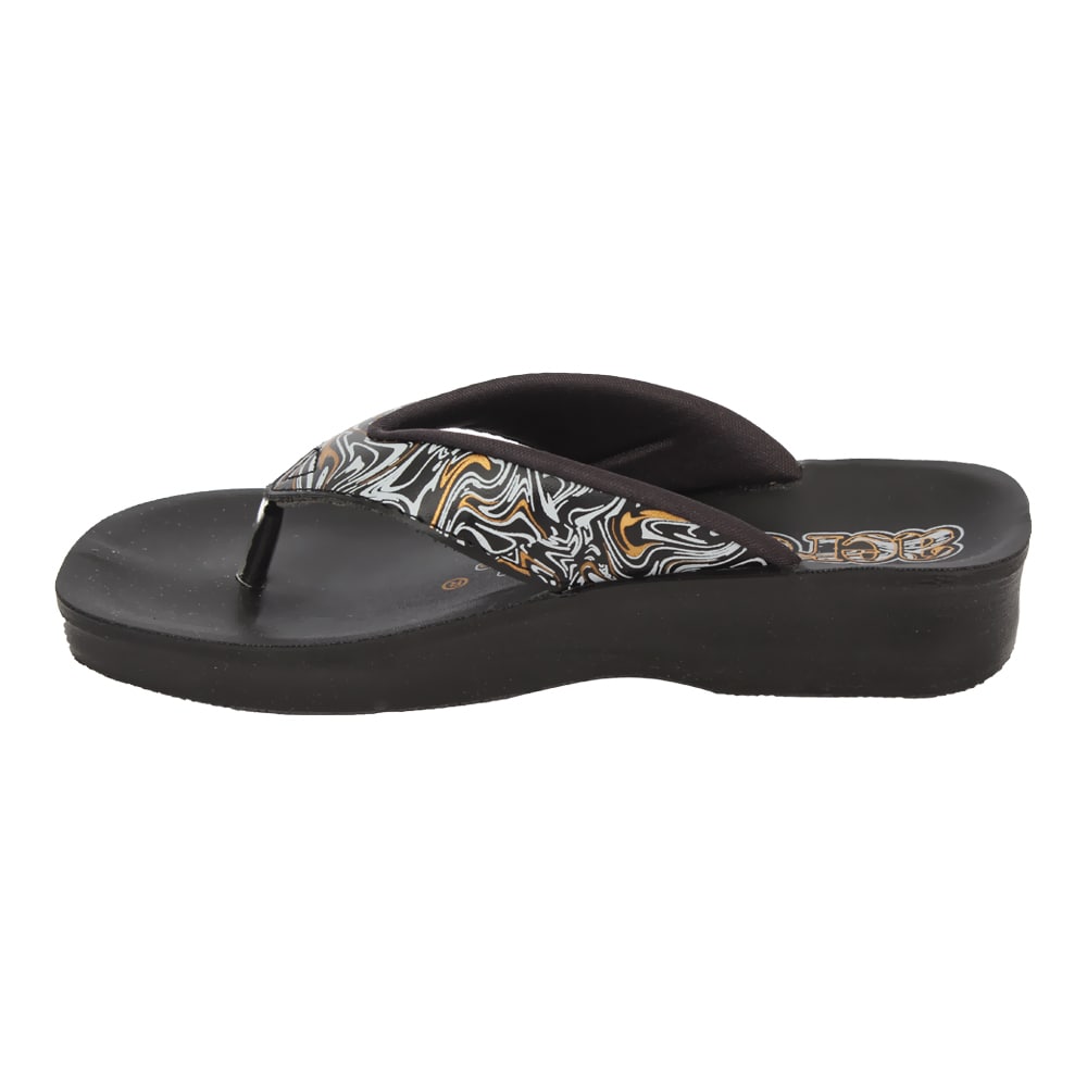 Aerowalk	Women Slipper #08EE - BLACK