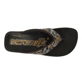 Aerowalk	Women Slipper #08EE - BLACK