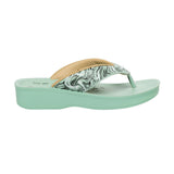 Aerowalk	Women Slipper #08EE - MINT GREEN